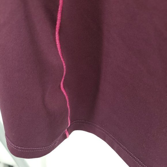 Patagonia Common Threads Short Sleeve Base Layer Shirt M Plum/Maroon/Pink 45605 - Picture 11 of 12